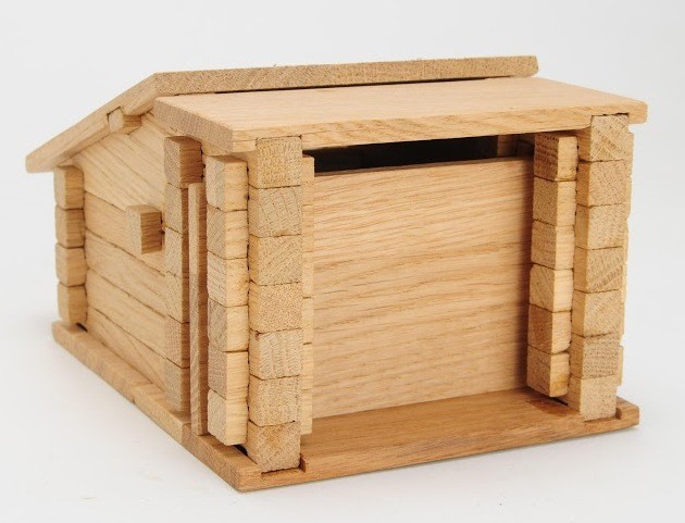 Конструктор деревянный Гараж 64 деталі